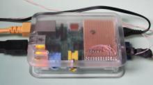 Raspberry Pi with barometric pressure sensor BMP085 and 1-wire GPIO interface