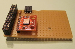 Solder-able breadboard with BMP085